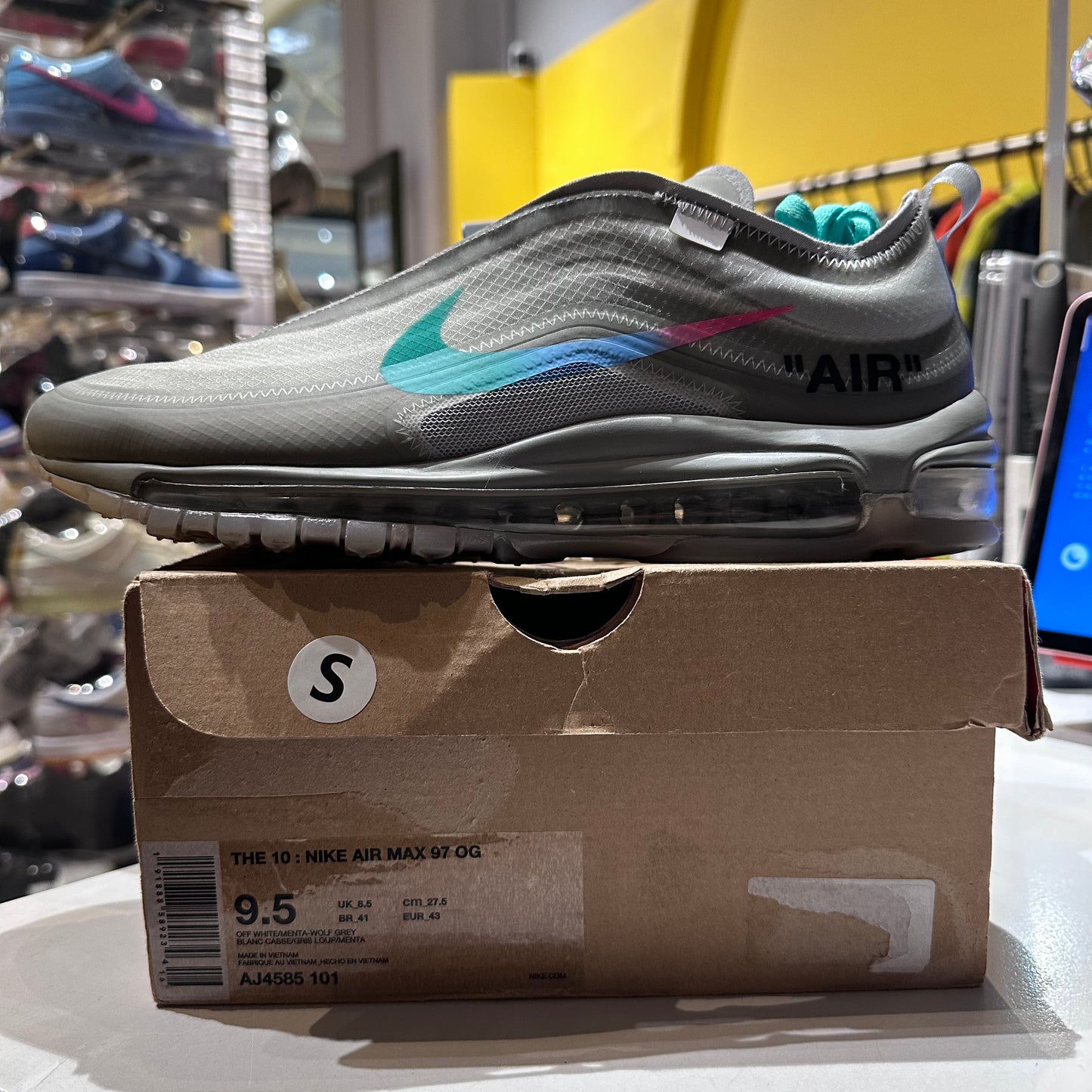 Nike Air Max 97 Off-White Menta Pre-owned US 9.5