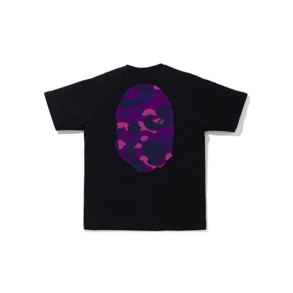 Bape Camo Big Ape Head Tee Black/Purple