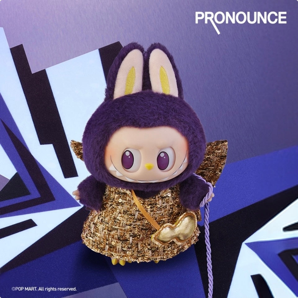 Pop Mart Labubu x Pronounce Wings of Fortune Vinyl Plush Hanging Card Pendant