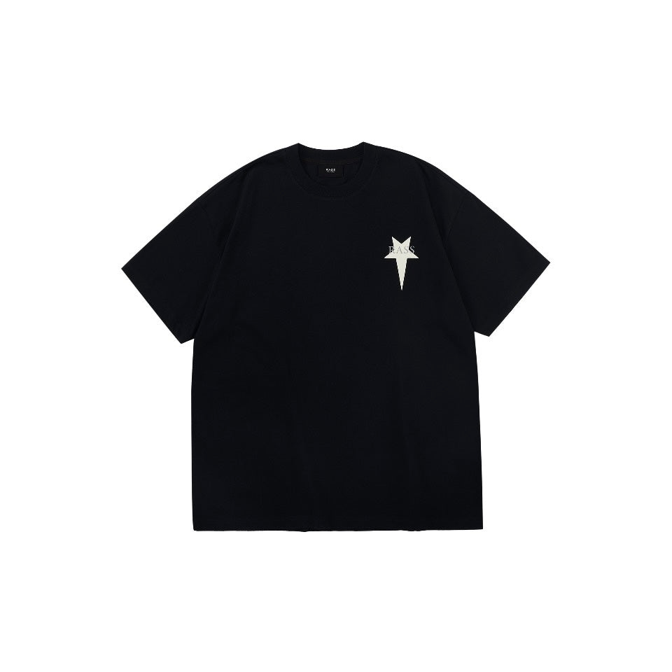 Rass Star Logo Tee Black