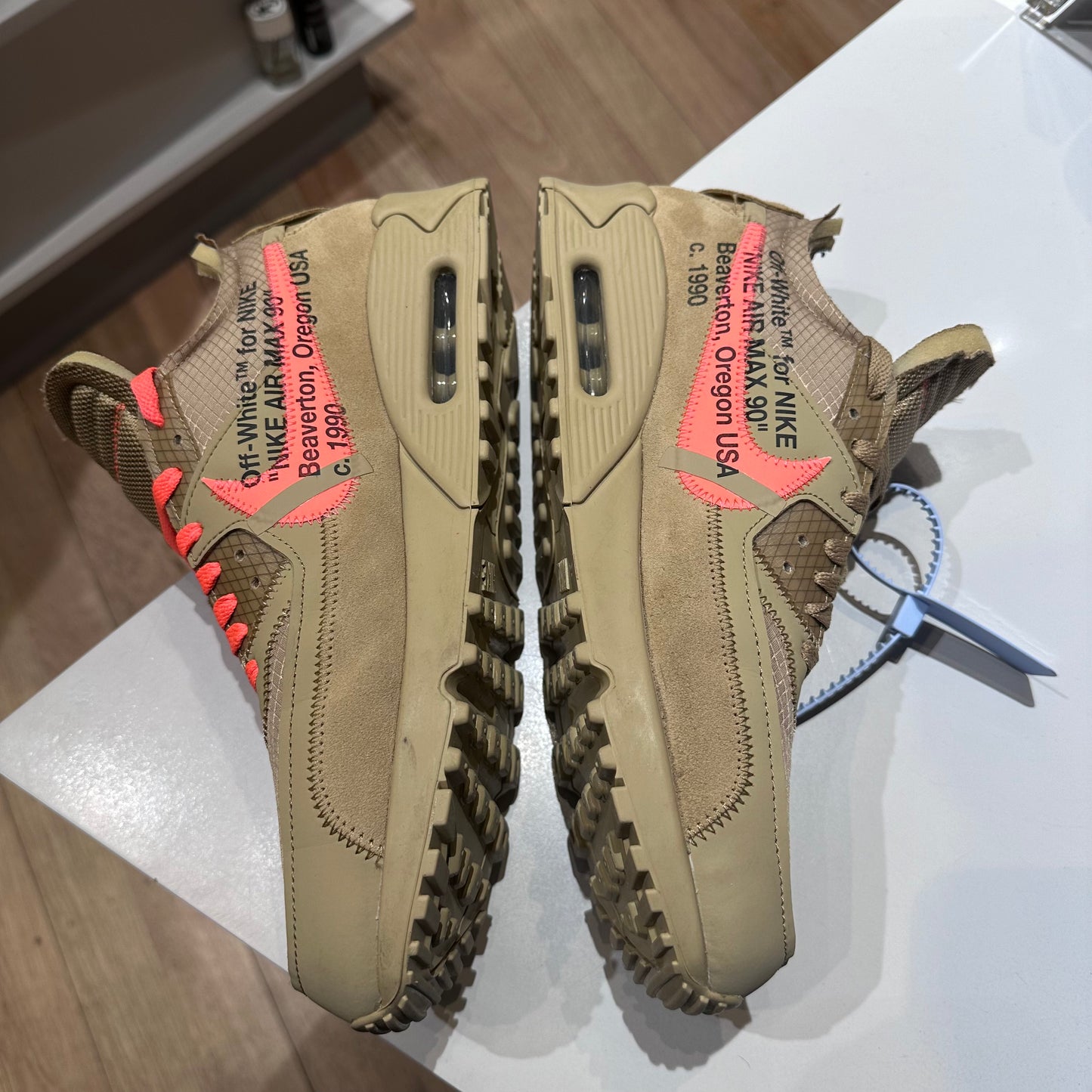 Nike Air Max 90 Off-White Desert Ore Pre-owned