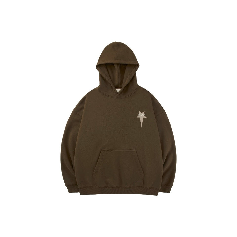 Rass Star Logo Hoodie Wood