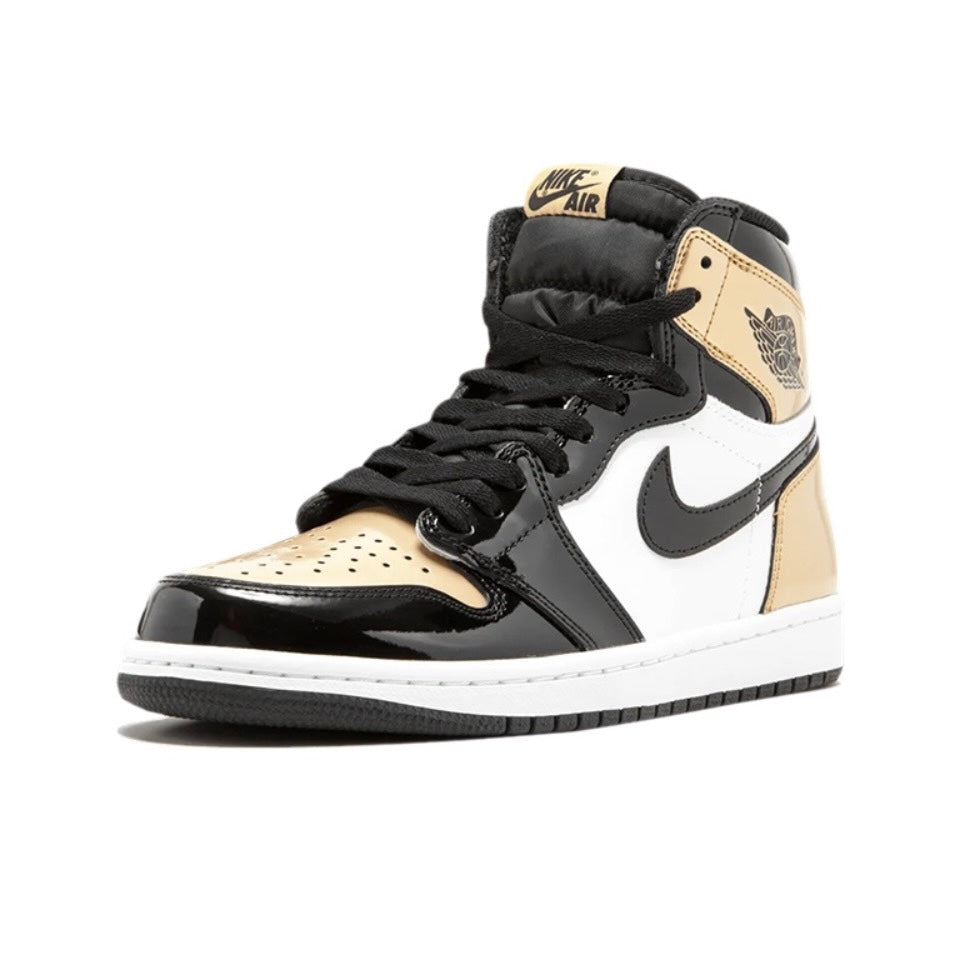 Jordan 1 Retro High NRG Patent Gold Toe