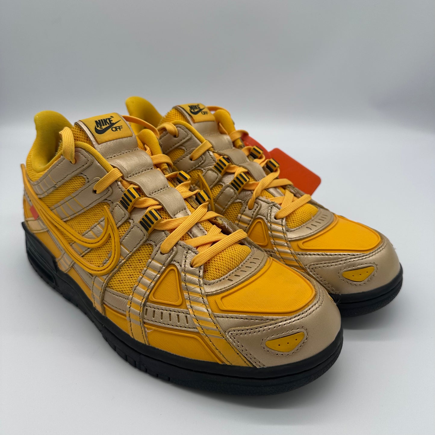 Nike Air Rubber Dunk Off-White University Gold-Pre-owned US 10