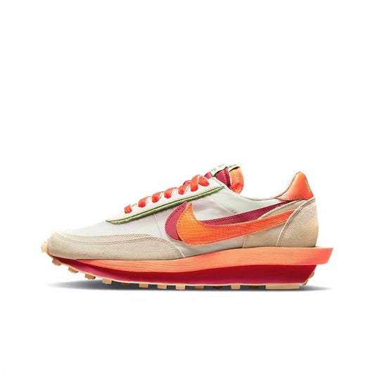 Nike LD Waffle sacai CLOT Kiss of Death Net Orange Blaze