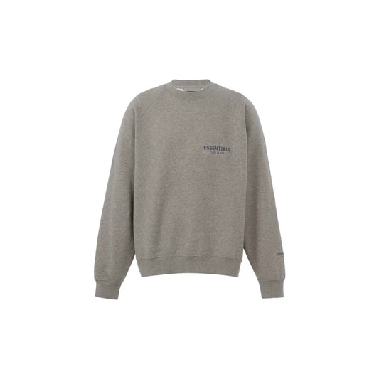 Fear of God Essentials Crewneck Reflective Chest Logo Grey