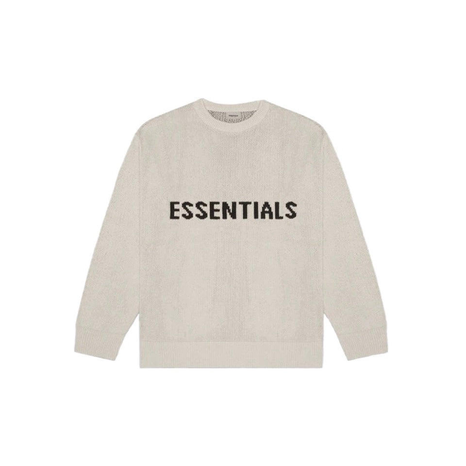 Fear of God Essentials Knit Sweater Cream