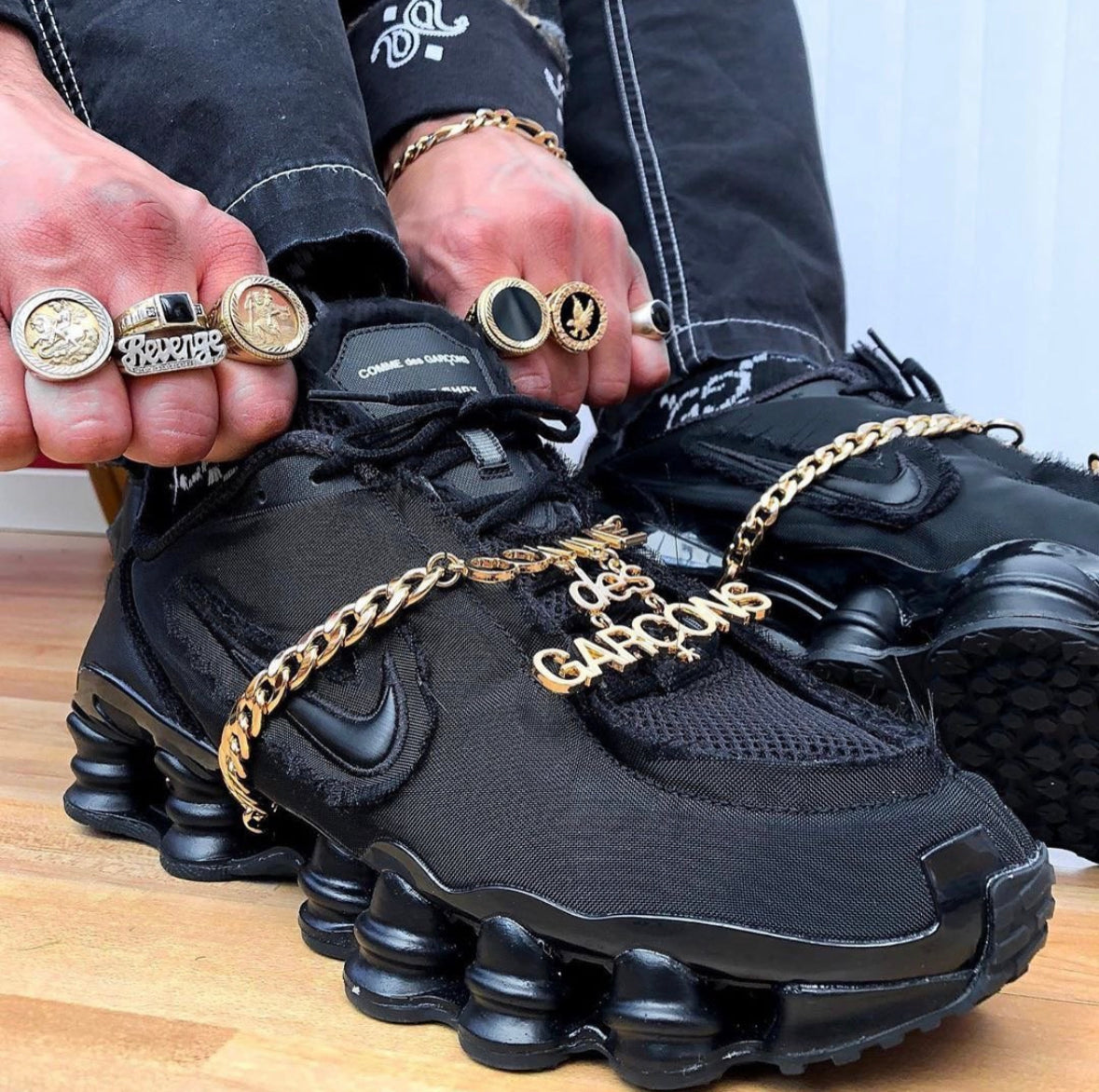 Nike Shox TL Comme des Garcons Black (Women's)