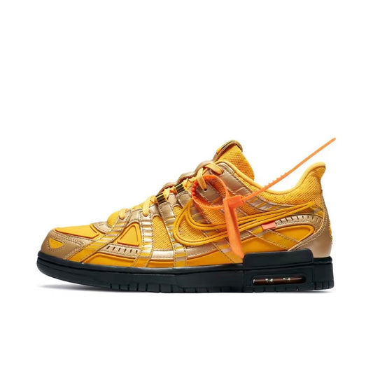 Nike Air Rubber Dunk Off-White University Gold-Pre-owned US 10