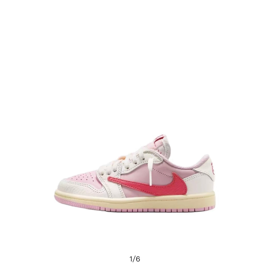 Jordan 1 Retro Low OG SP Travis Scott Sail Tropical Pink (PS)