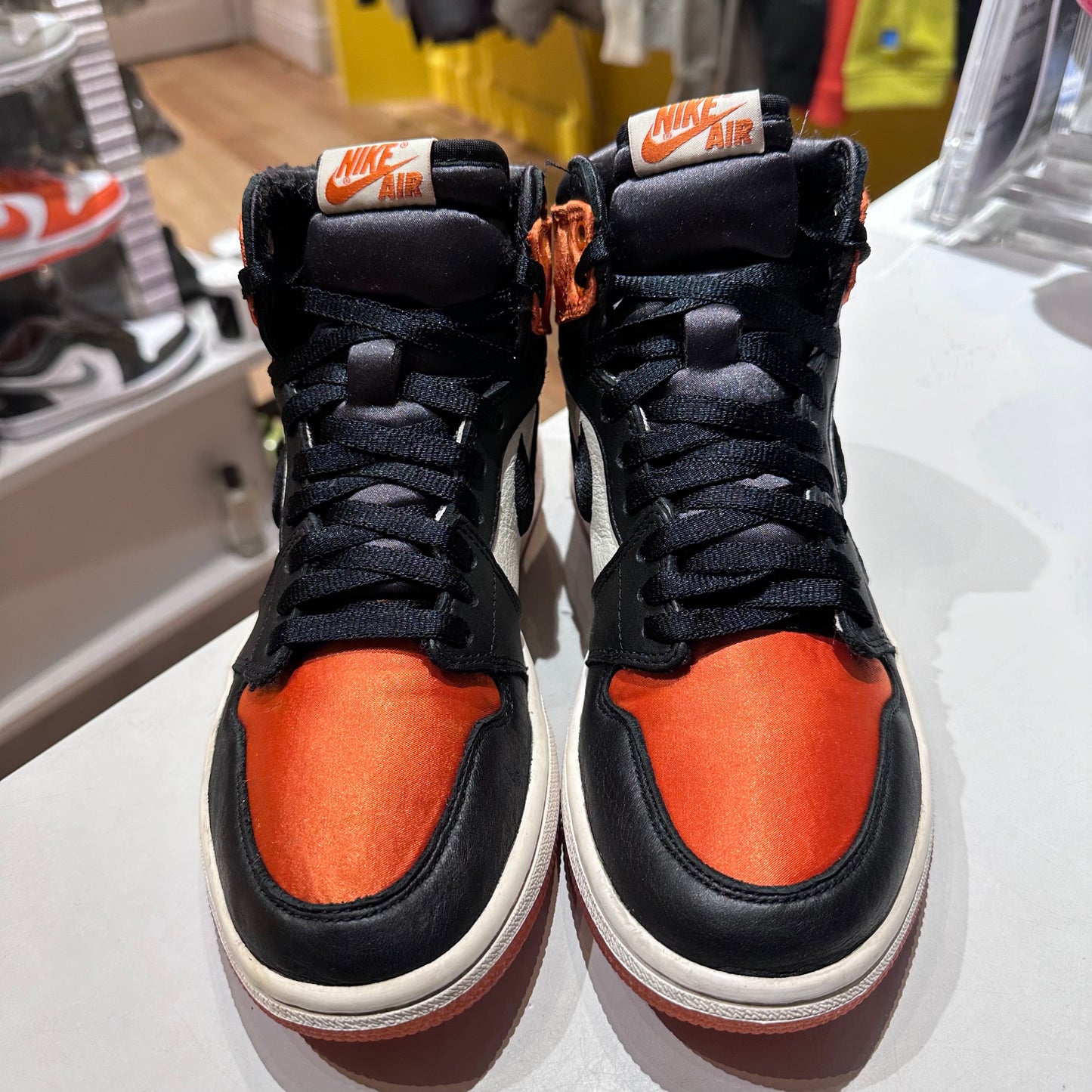 Jordan 1 Retro High OG Satin Shattered Backboard (Women's) Pre-owned WUS 8.5