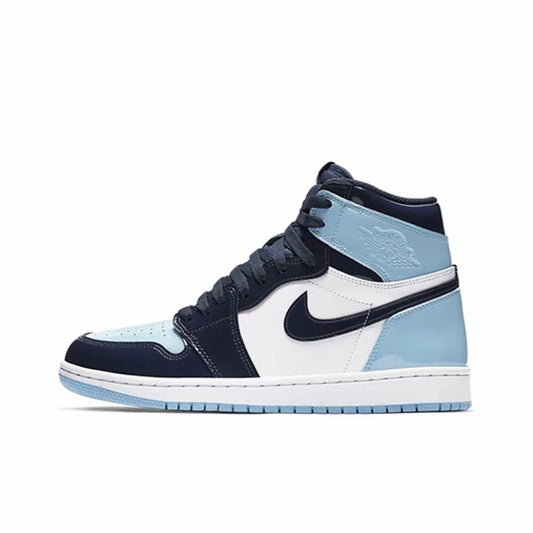 Jordan 1 Retro High UNC Patent (Women's) Pre-owned WUS 8