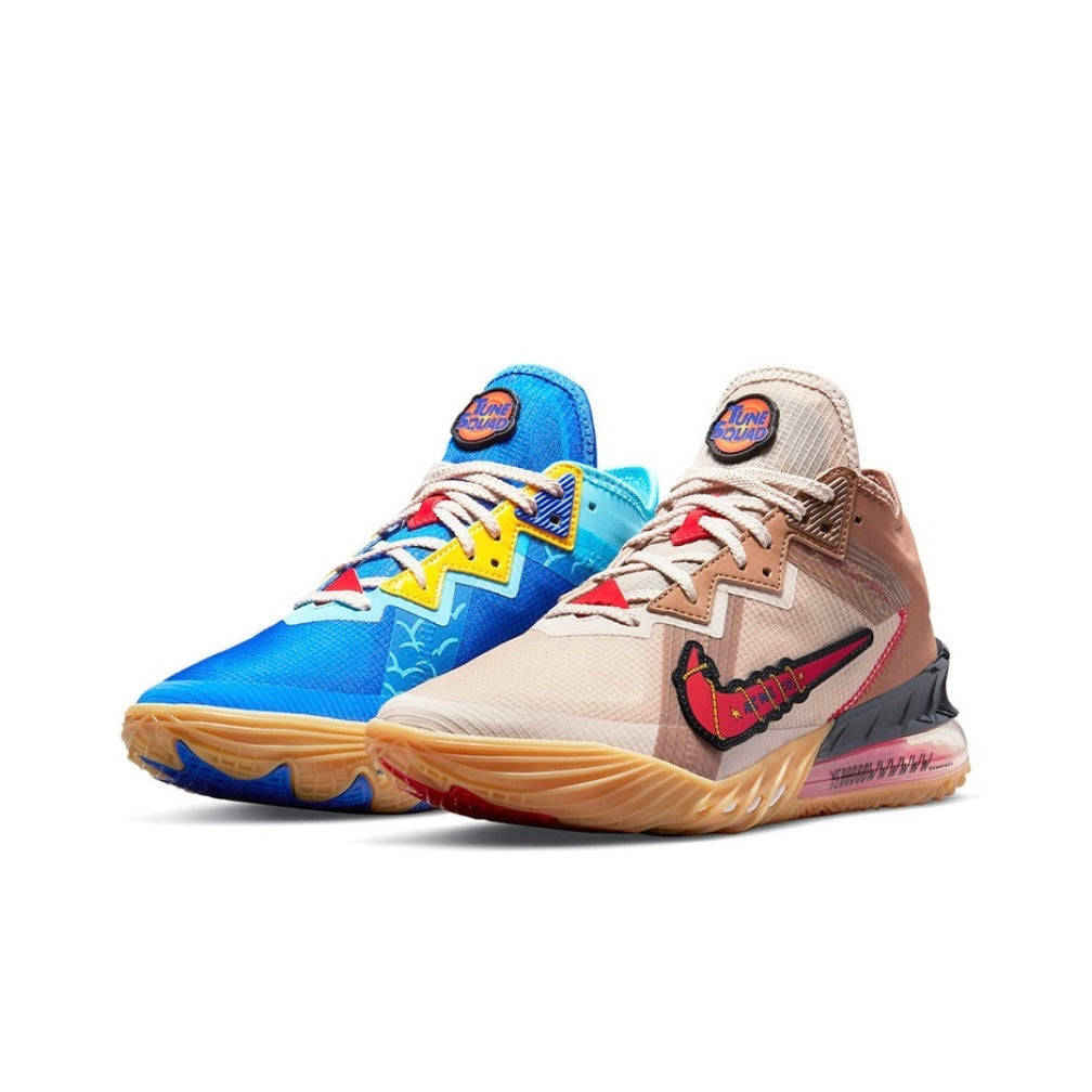 Nike LeBron 18 Low Wile E. vs Roadrunner Space Jam