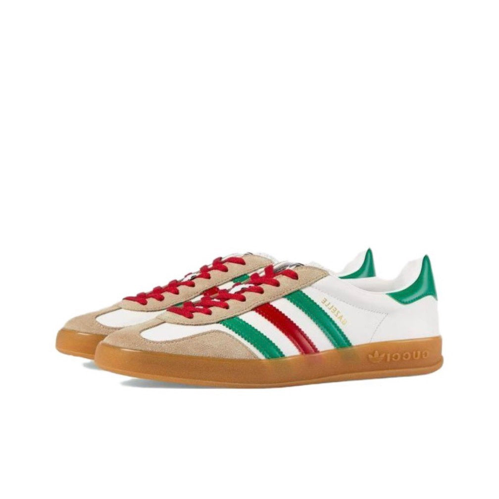 adidas x Gucci Gazelle White Green Red