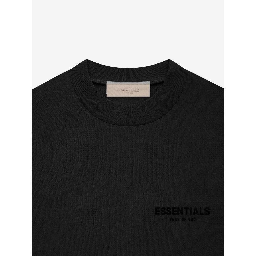 Fear of God Essentials SS22 Tee Stretch Limo Logo Black