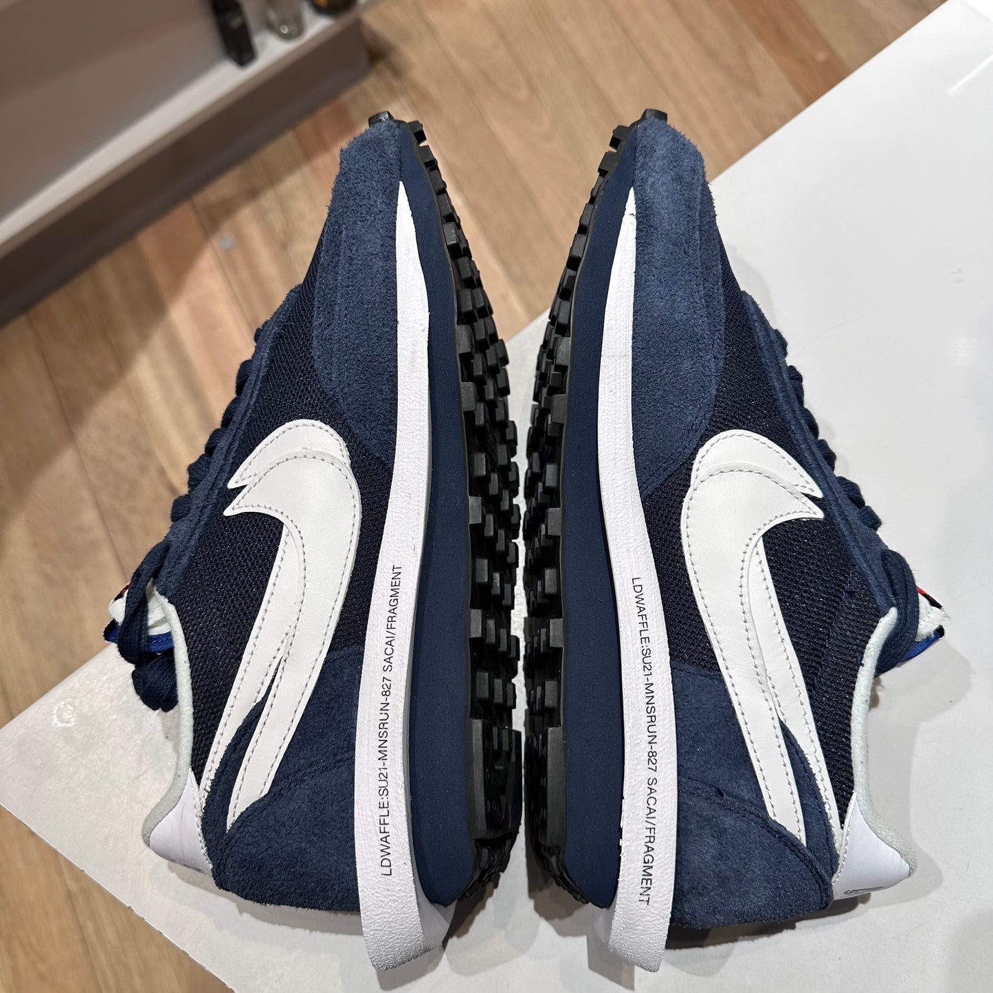 Nike LD Waffle SF sacai Fragment Blue Void Pre-owned US 10.5