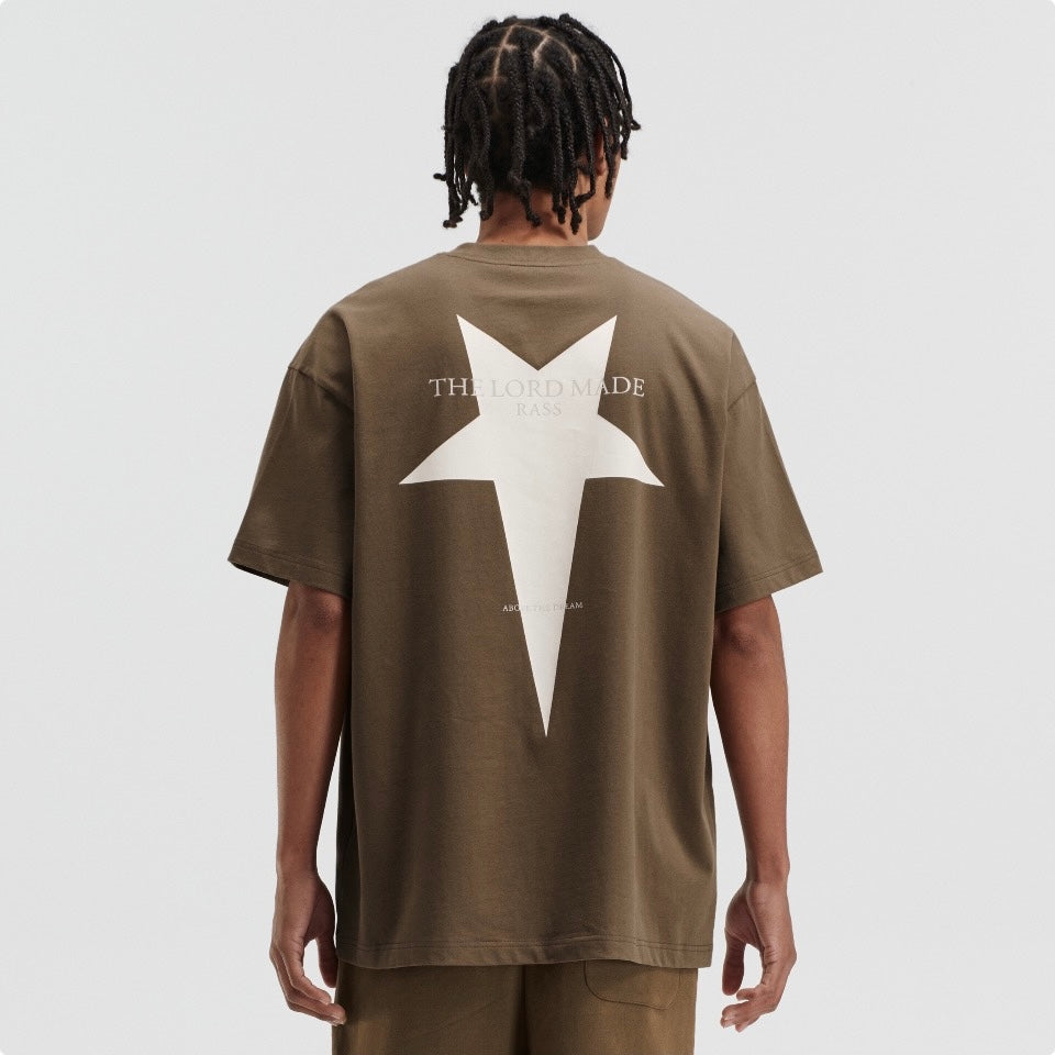 Rass Star Logo Tee Wood