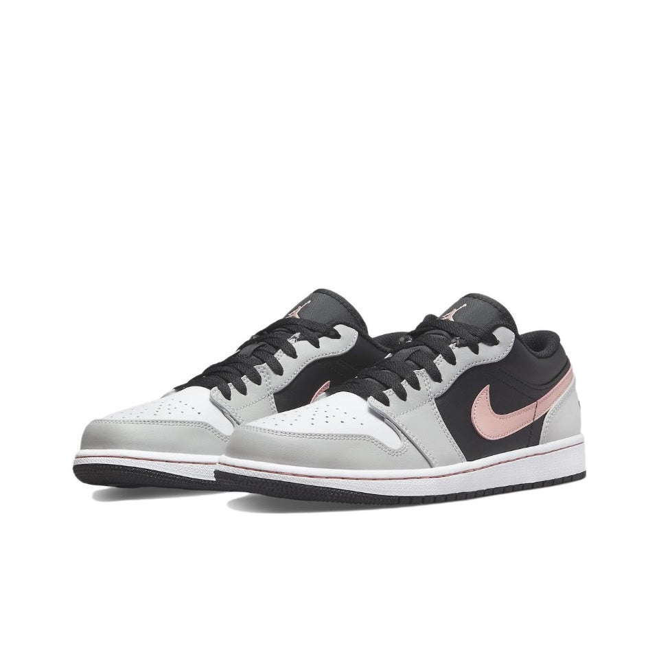 Jordan 1 Low Black Grey Pink