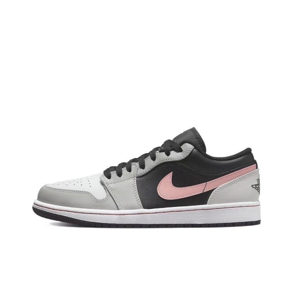 Jordan 1 Low Black Grey Pink