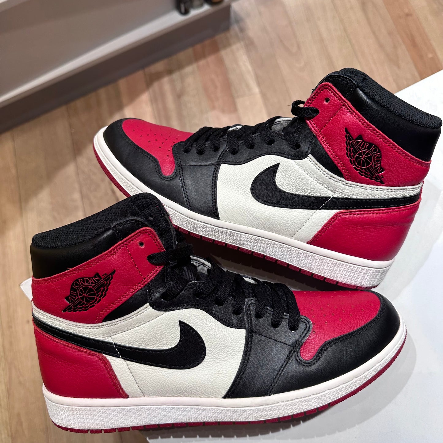 Jordan 1 Retro High Bred Toe Pre-owned US 11