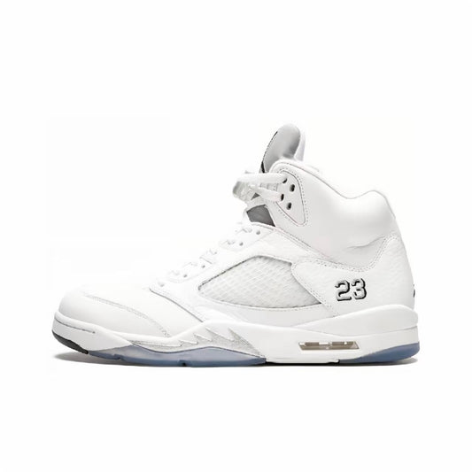 Jordan 5 Retro Metallic White Pre-owned US 12