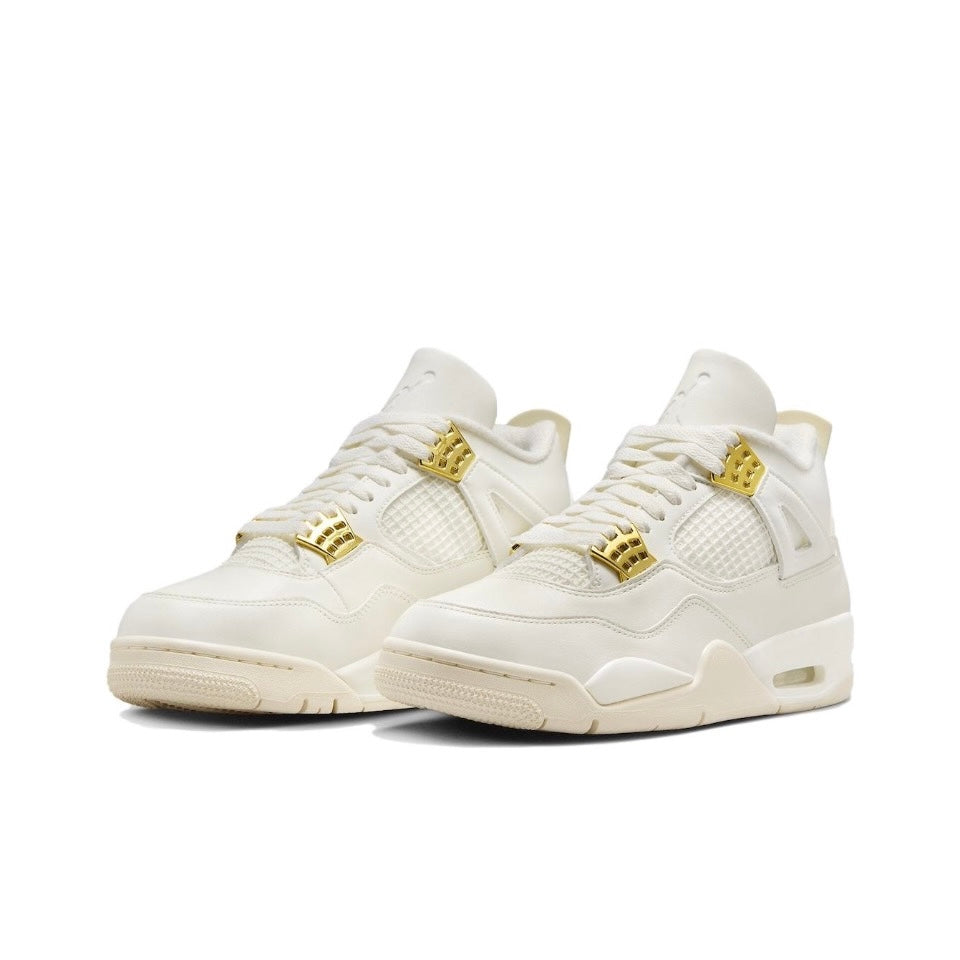 Jordan 4 Retro Metallic Gold (Women's)