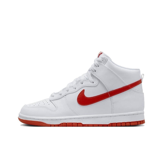 Nike Dunk High White Picante Red