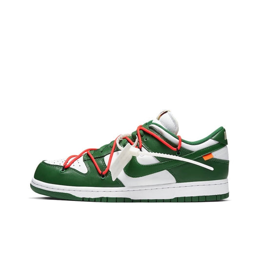 Nike Dunk Low Off-White Pine Green Pre-owned US 10