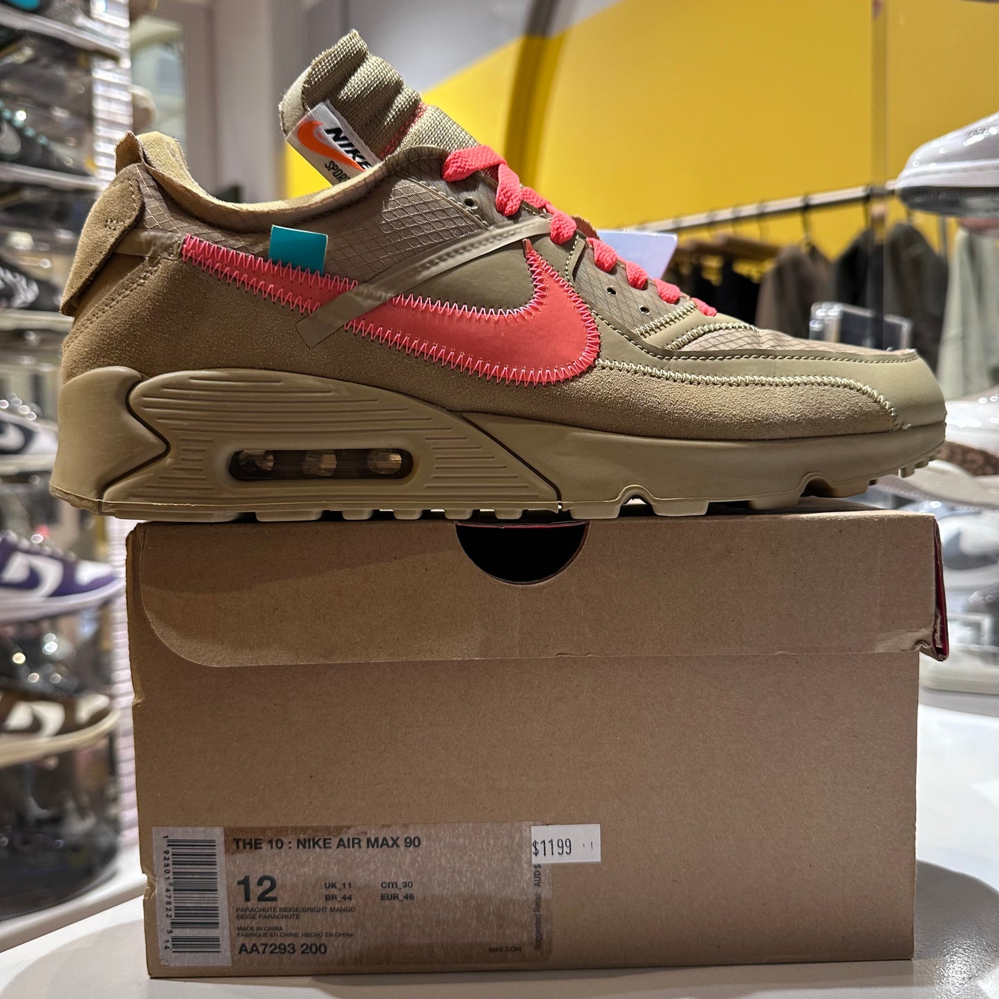 Nike Air Max 90 Off-White Desert Ore Pre-owned