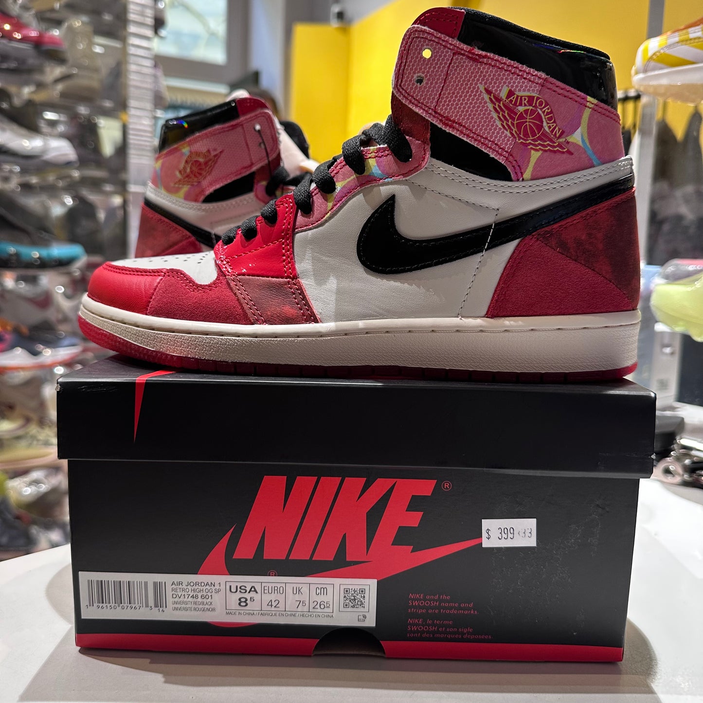 Jordan 1 Retro High OG Spider-Man Across the Spider-Verse  Pre-owned US 8.5