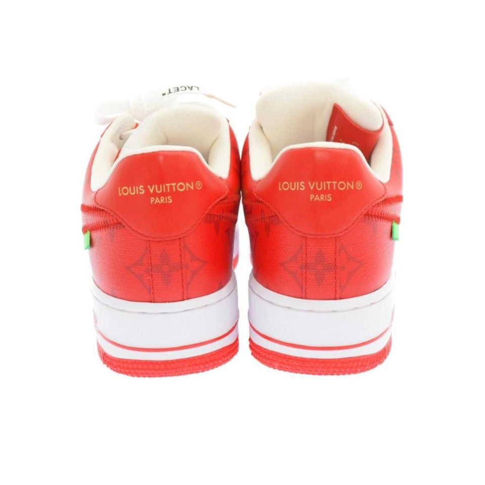 Louis Vuitton Nike Air Force 1 Low By Virgil Abloh White Red