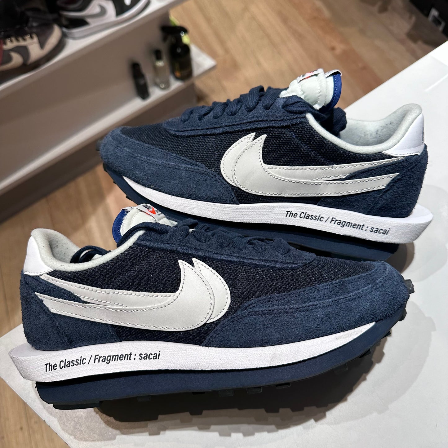 Nike LD Waffle SF sacai Fragment Blue Void Pre-owned US 10.5