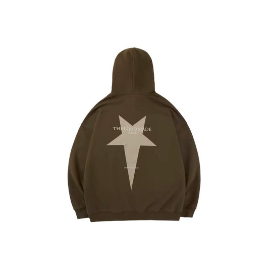 Rass Star Logo Hoodie Wood