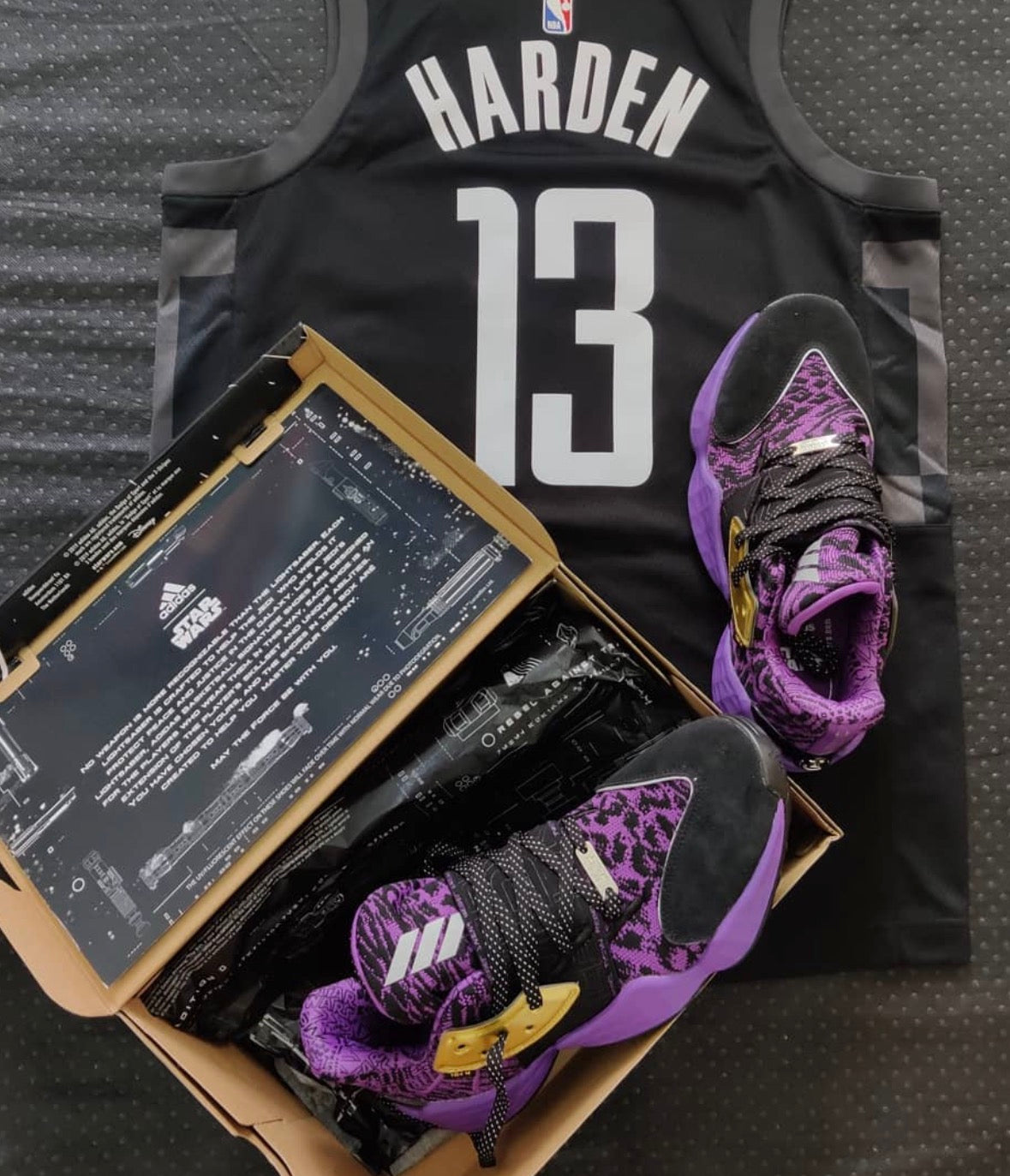 Adidas x Star Wars Harden Volume 4 'Lightsaber'