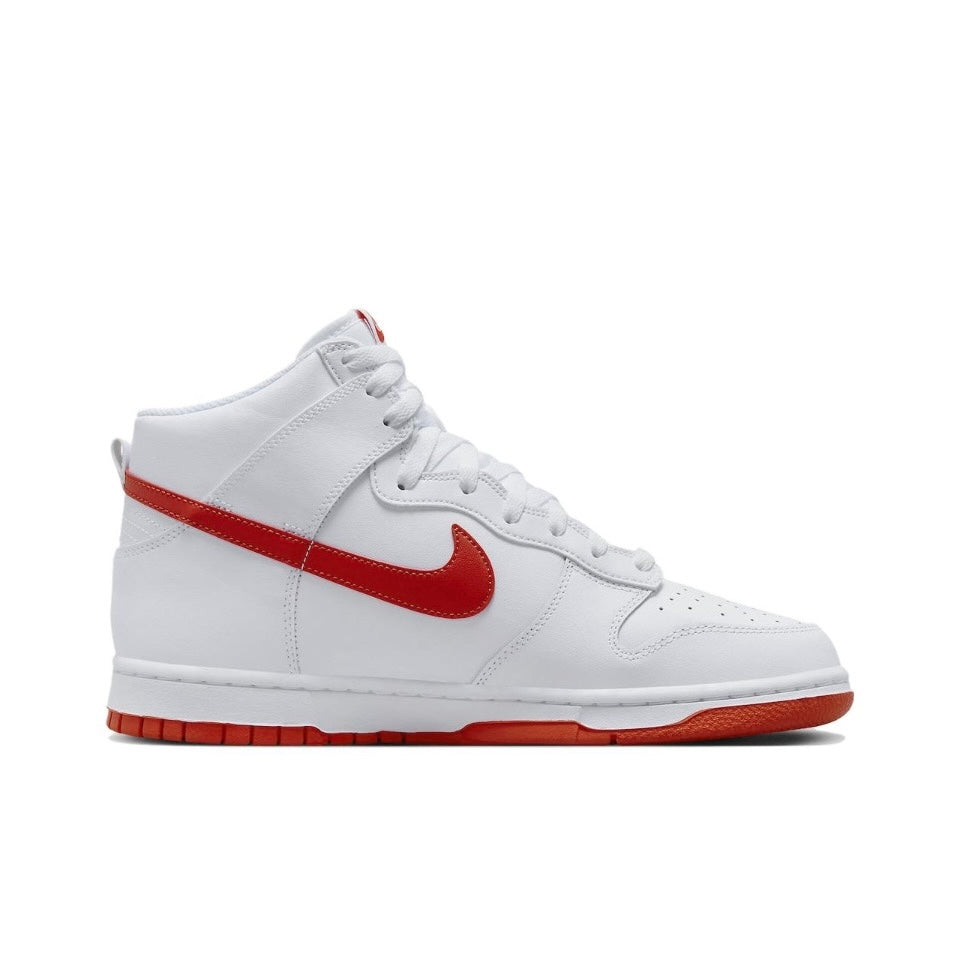 Nike Dunk High White Picante Red