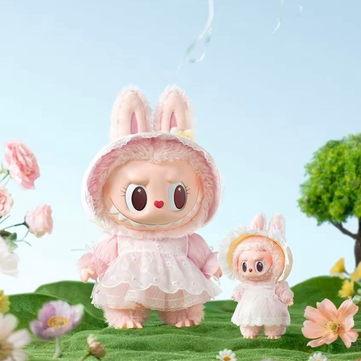 Pop Mart Labubu Mokoko Fall Into Spring Vinyl Plush Doll