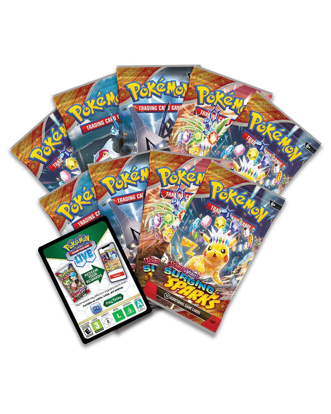 Pokémon TCG Scarlet & Violet Surging Sparks Elite Trainer Box