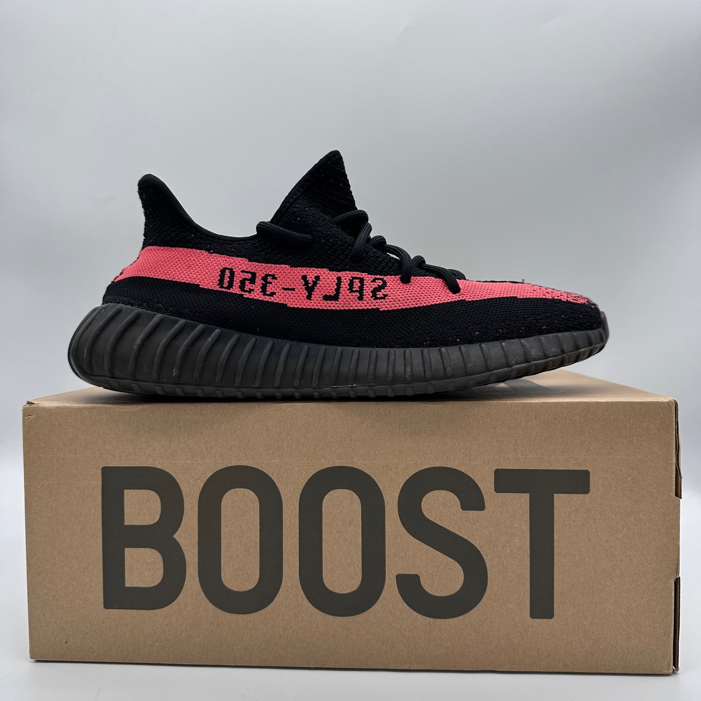 adidas Yeezy Boost 350 V2 Core Black Red Pre-owned US10.5