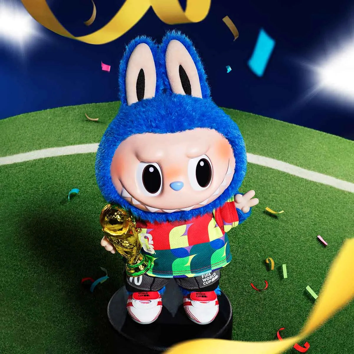 Pop Mart Labubu x FIFA Series Catch The Win Vinyl Plush Doll