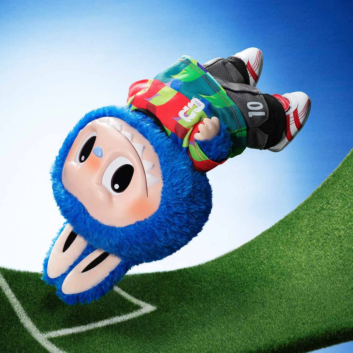 Pop Mart Labubu x FIFA Series Catch The Win Vinyl Plush Doll