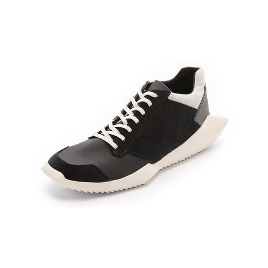 Rick Owens x Adidas Tech Runner White Blackk-Prek-owned US9