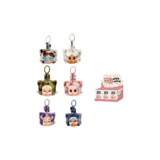 POP MART CRYBABY Wild but Cutie Series Vinyl Plush Pendant Sealed Case (6 Blind Boxes)