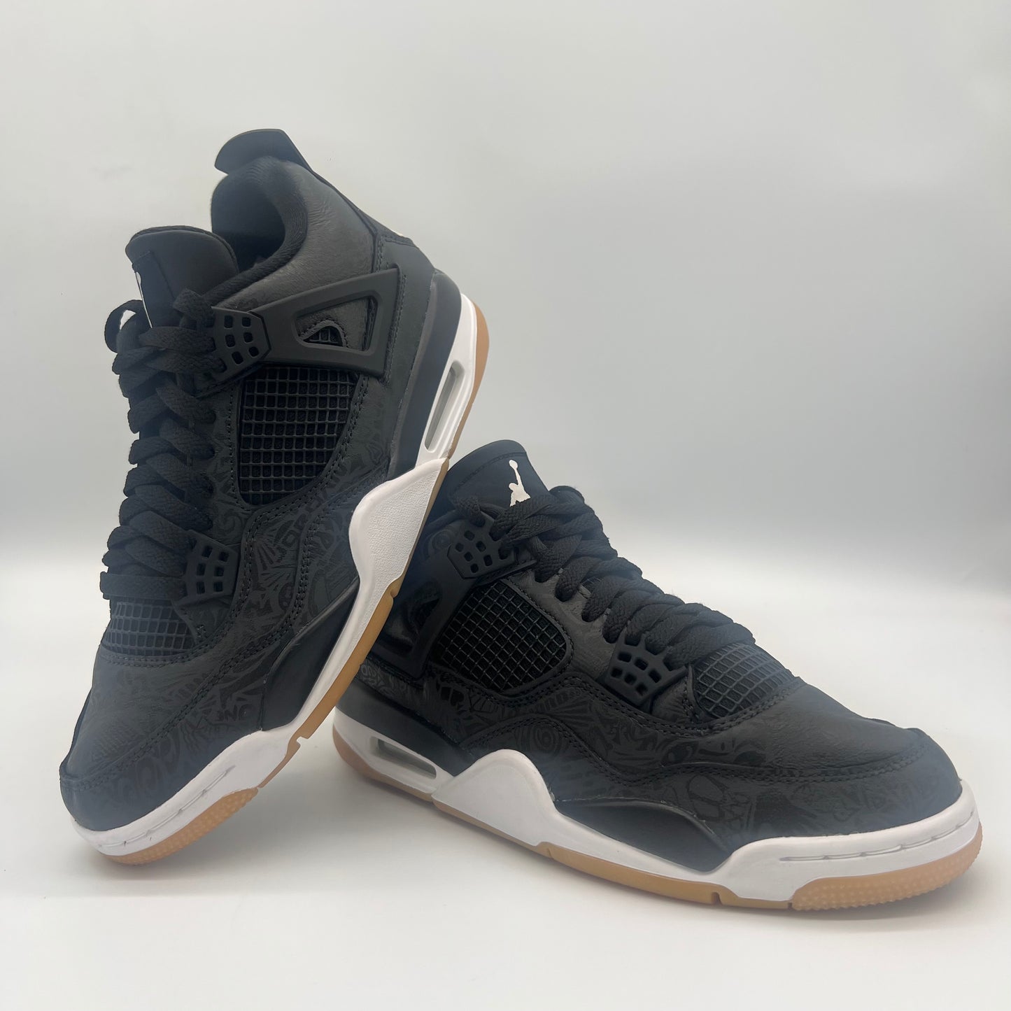 Jordan 4 Retro Laser Black Gum Pre-owned US9