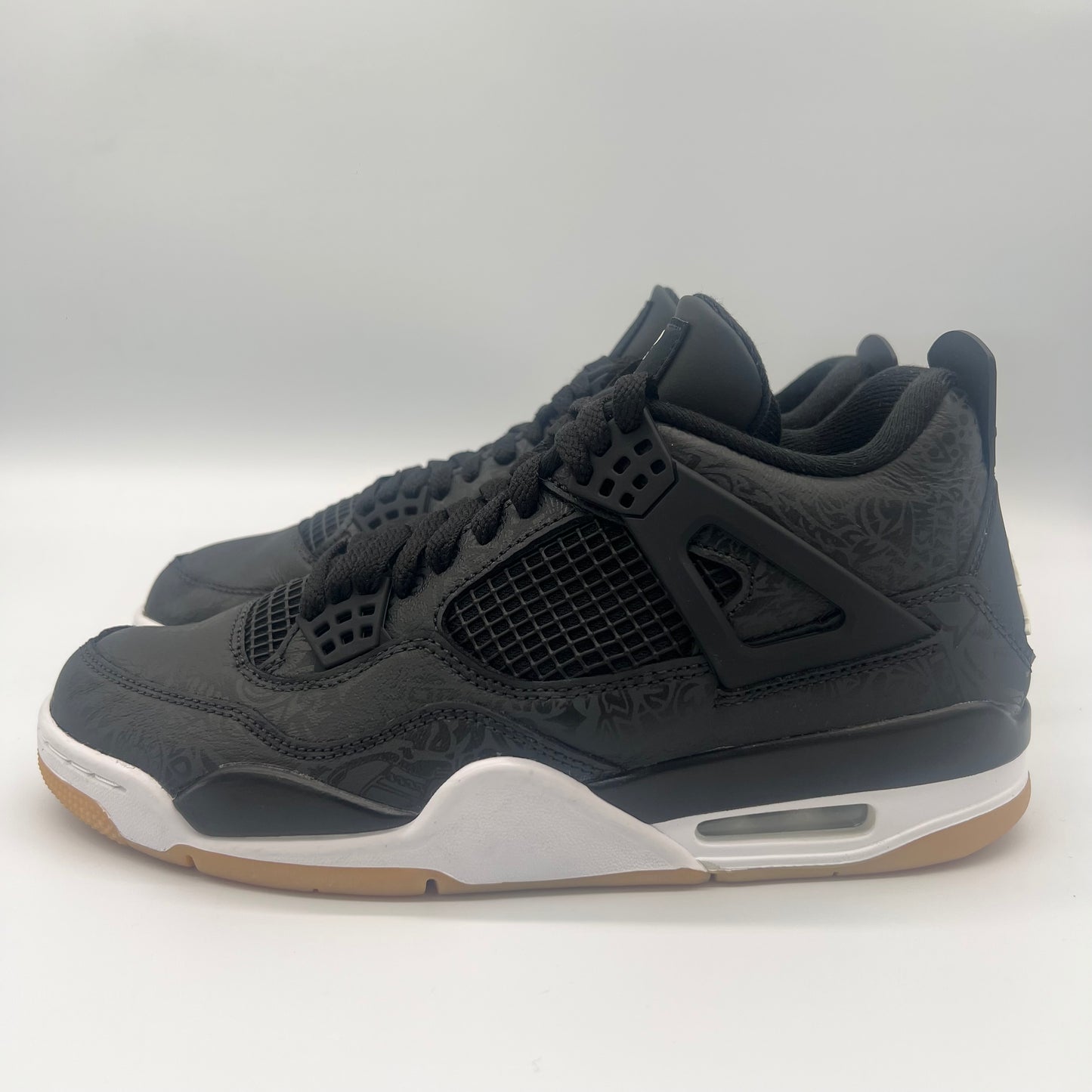 Jordan 4 Retro Laser Black Gum Pre-owned US9