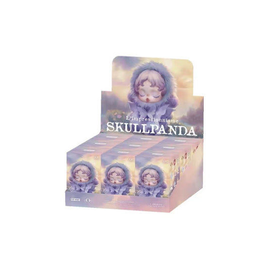 Pop Mart L’impressionnisme SKULLPANDA series Plush Doll Sealed Case (9 Blind Box)