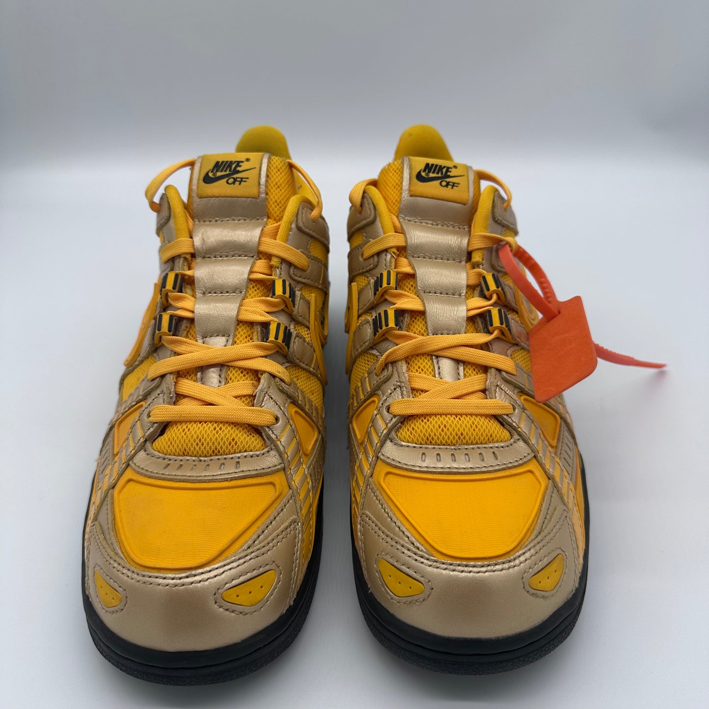 Nike Air Rubber Dunk Off-White University Gold-Pre-owned US 10