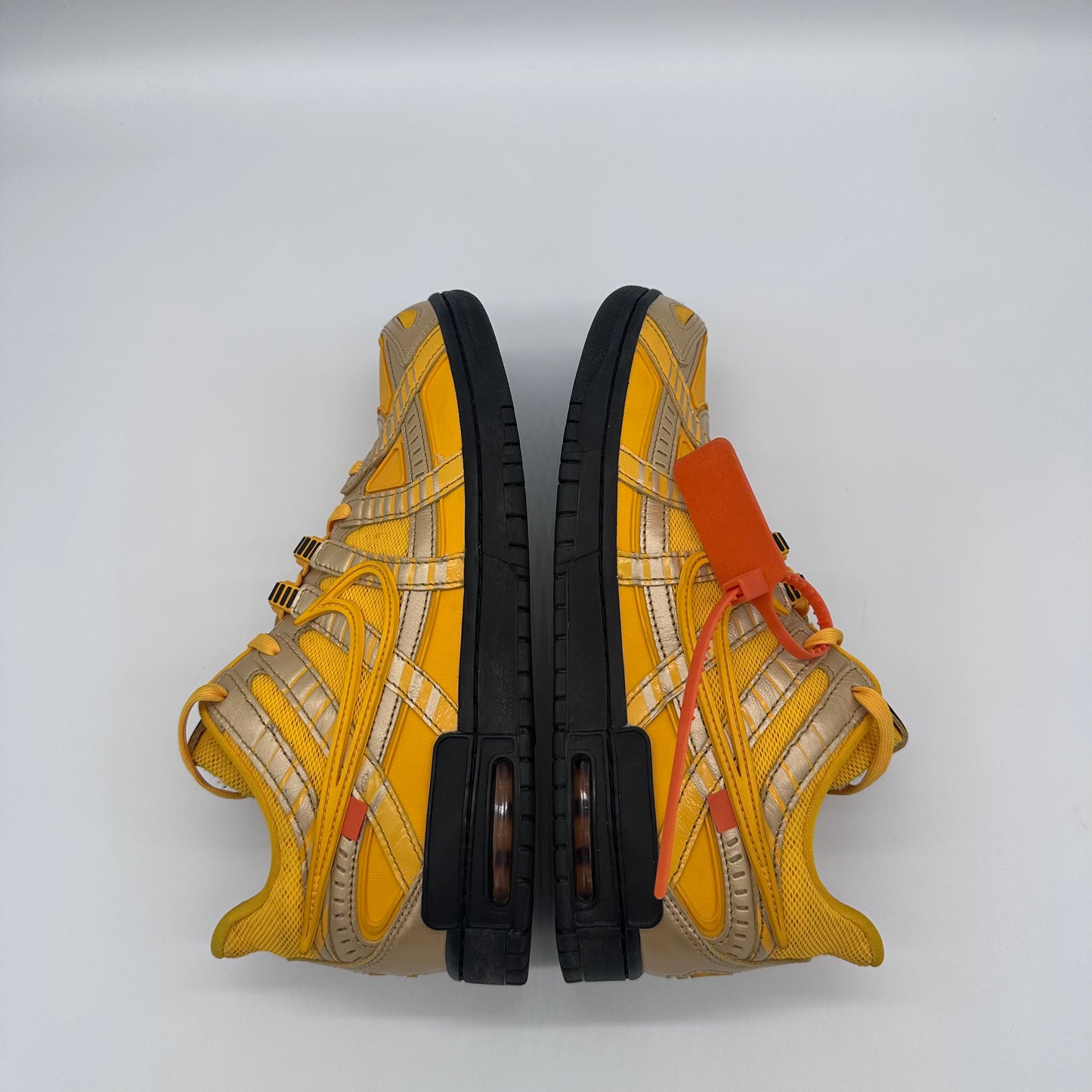 Nike Air Rubber Dunk Off-White University Gold-Pre-owned US 10