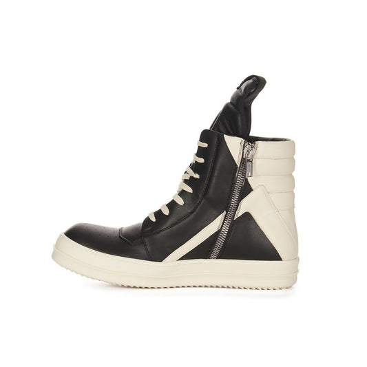 Rick Owens Geobasket high-top leather sneakers
