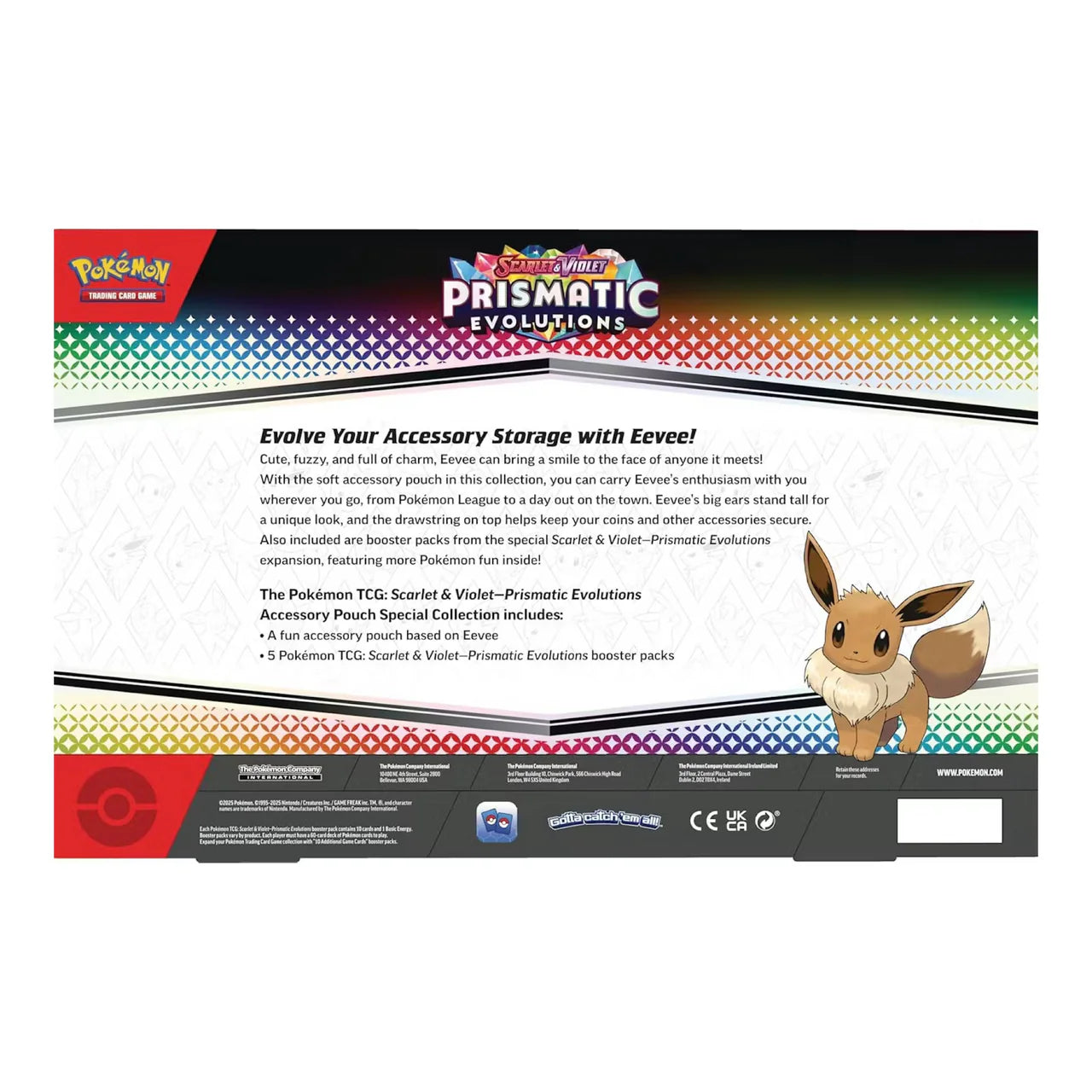 POKEMON SCARLET & VIOLET - PRISMATIC EVOLUTIONS ACCESSORY POUCH SPECIAL COLLECTION