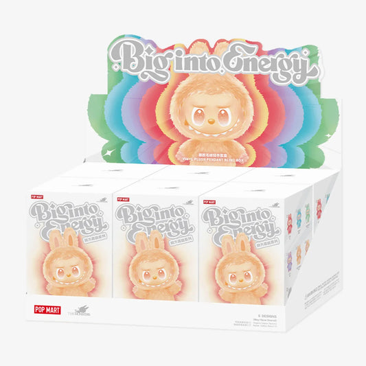Pop Mart Labubu The Monsters Big into Energy Series Vinyl Plush Pendant Sealed Case (6 blind boxes)